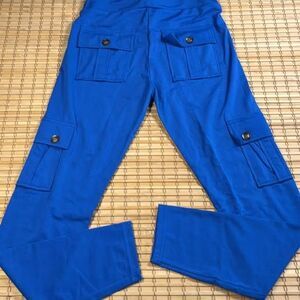 Small Cargo Leggings, Blue
